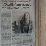 Corriere di Novara articolo - L'Ora Blu