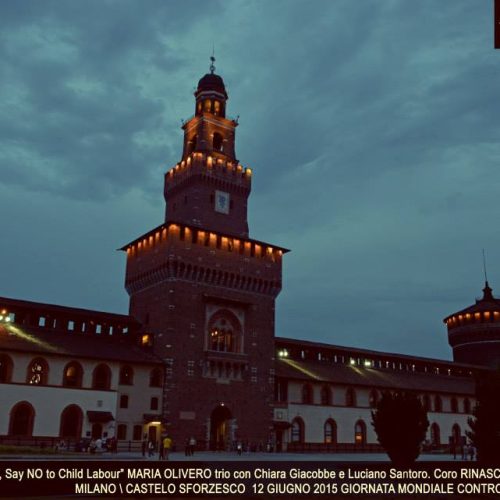 Maria Olivero, Castello Sforzesco, Milano