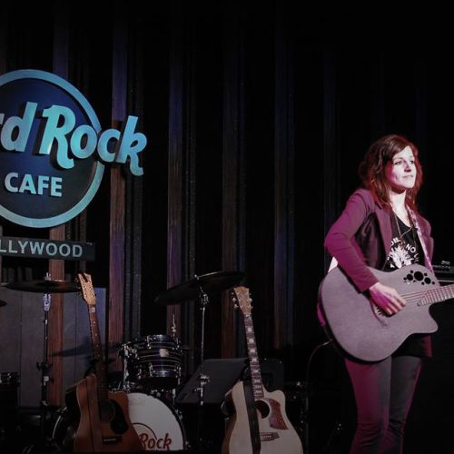 Maria Olivero live at Hard Rock Café Hollywood