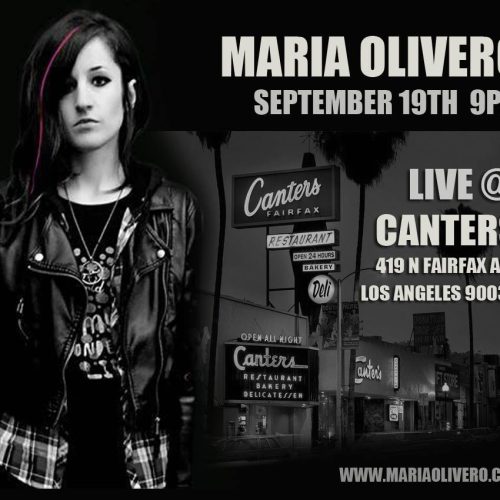 Maria Olivero live in Hollywood - Canters